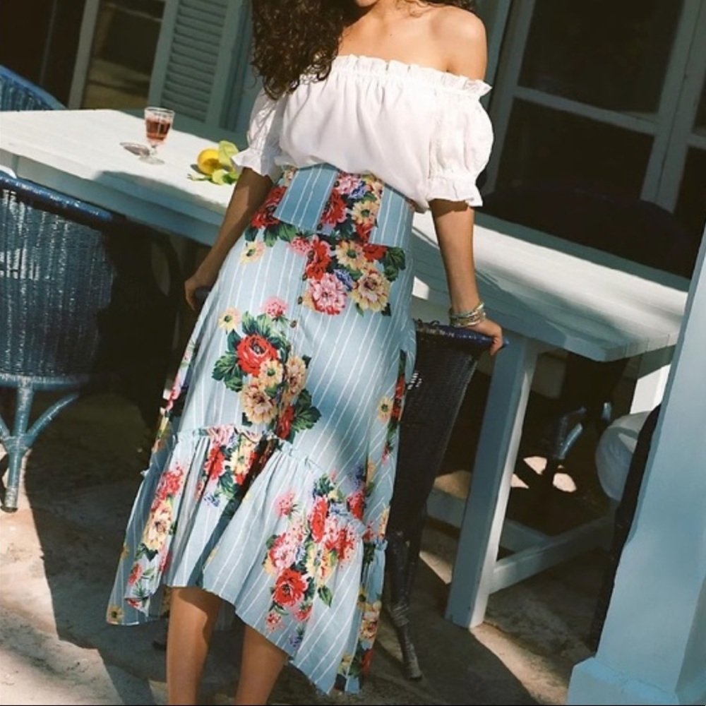 Anthropologie high waisted skirt
